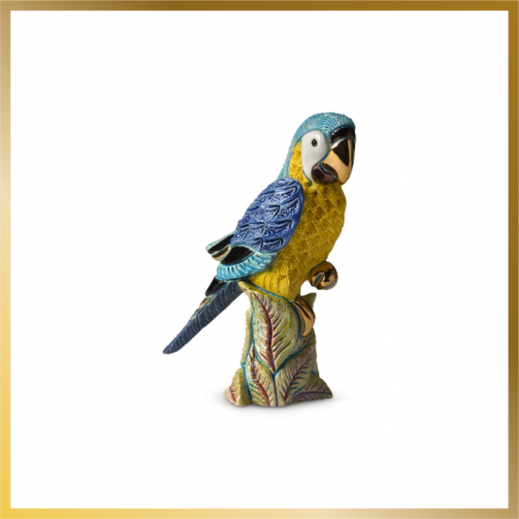 Figurine Perroquet Bleu DeRosa Rinconada