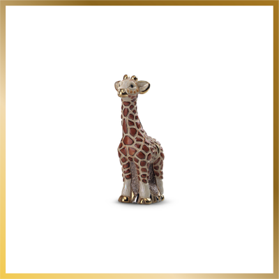 Baby Giraffe Figurine by DeRosa Rinconada