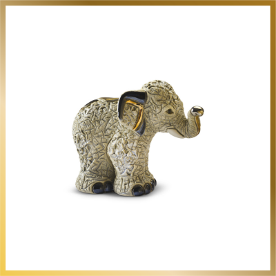 Indian Elephant Figurine by DeRosa Rinconada