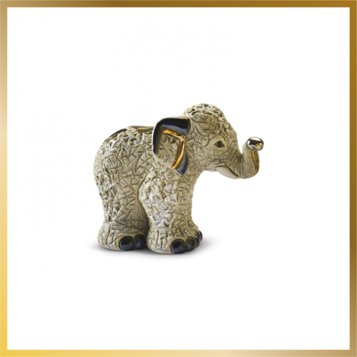 Indian Elephant Figurine by DeRosa Rinconada