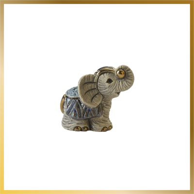 Mini Elephant Figurine by DeRosa Rinconada