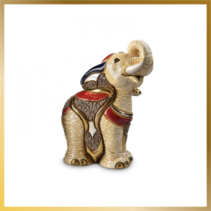 Figurine Éléphant de Sumatra DeRosa Rinconada