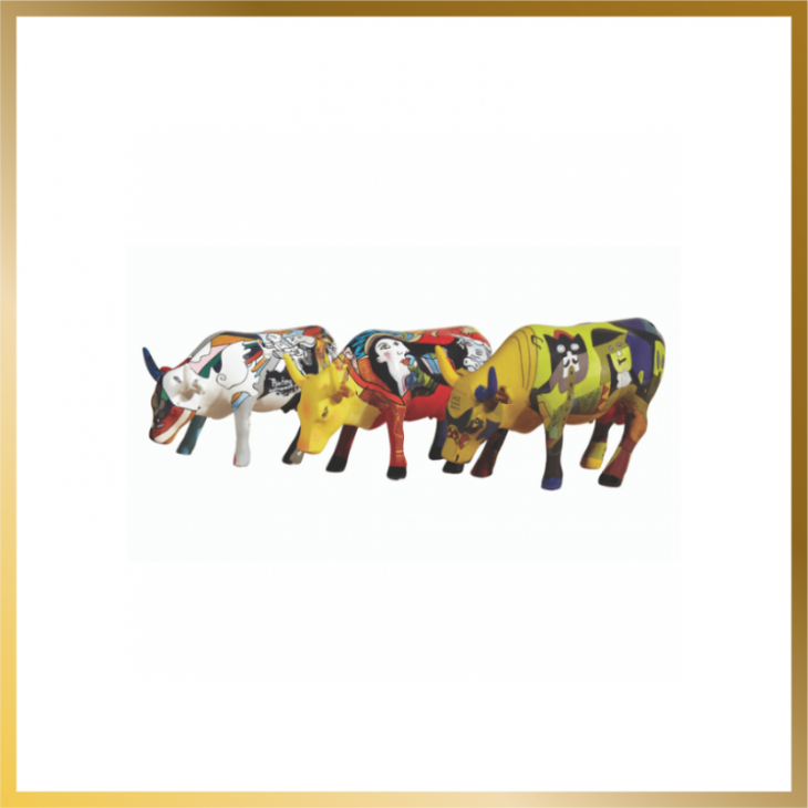 Vache Picasso ArtPack*3 Cow Parade