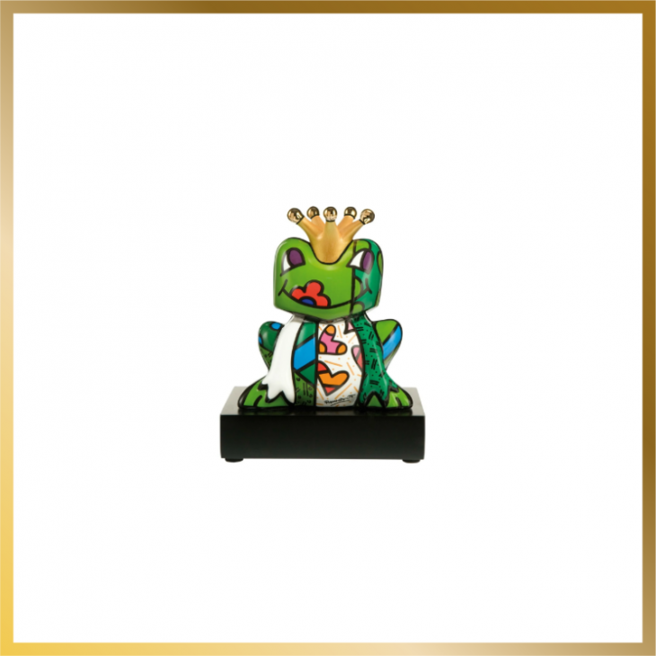 Figurine Frog Prince by Romero Britto