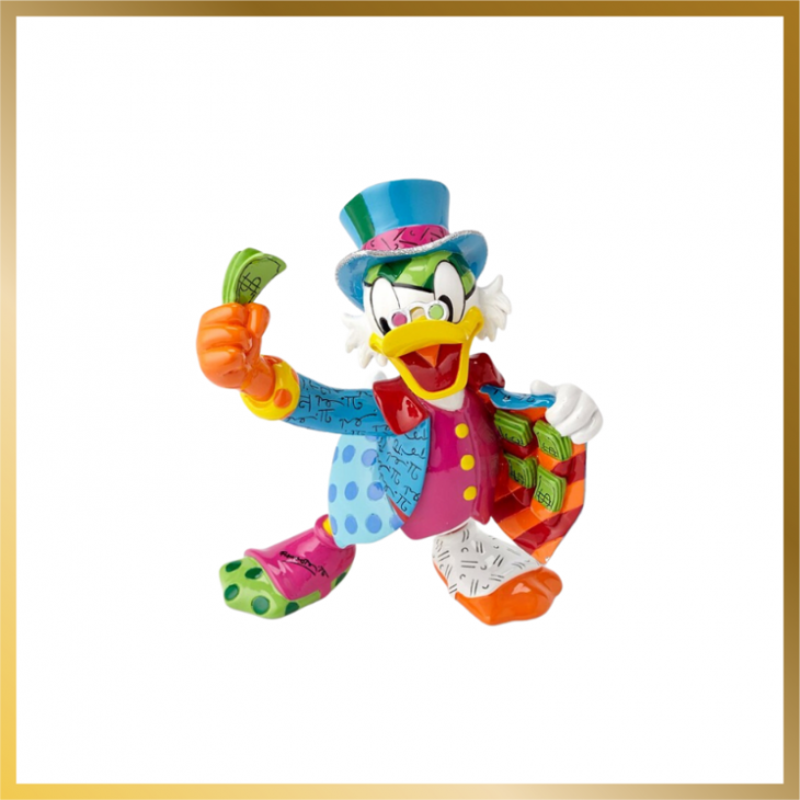 Uncle Scrooge Figurine Disney by Romero Britto