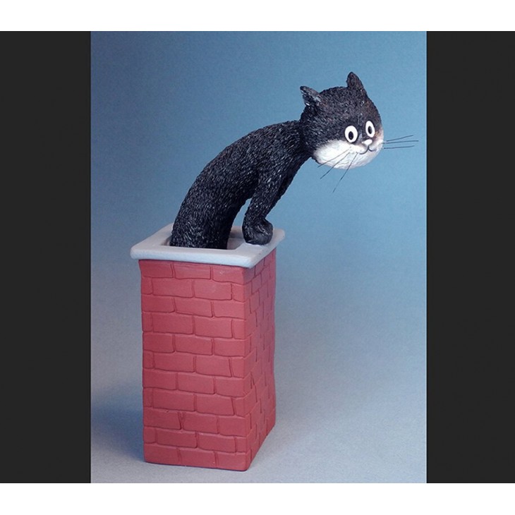 Sculpture Cat Roof Top Fun Albert Dubout Parastone