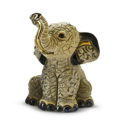 Figurine Bébé Eléphant Asiatique De Rosa Rinconada