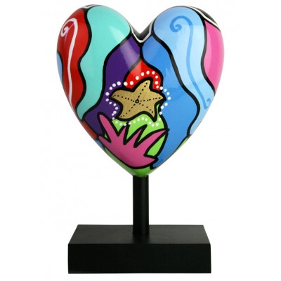 Sculpture Missive Heart Marina Artist Déesse