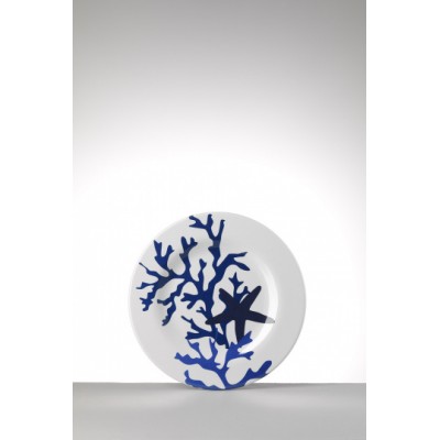 Assiettes Desserts*6 Corail Bleu Mario Luca Giusti