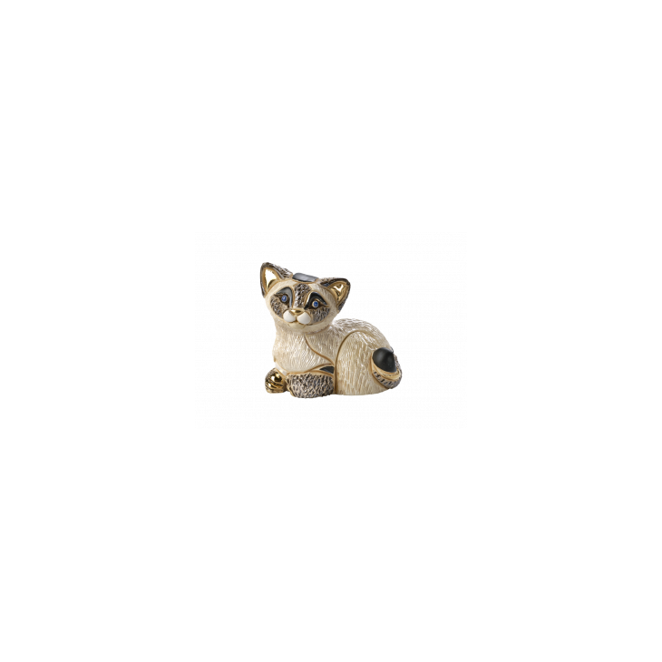 Figurine Siamese Kitten Lying DeRosa Rinconada