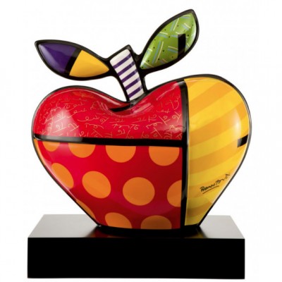 Sculpture Pomme Pop Art Roméro Britto