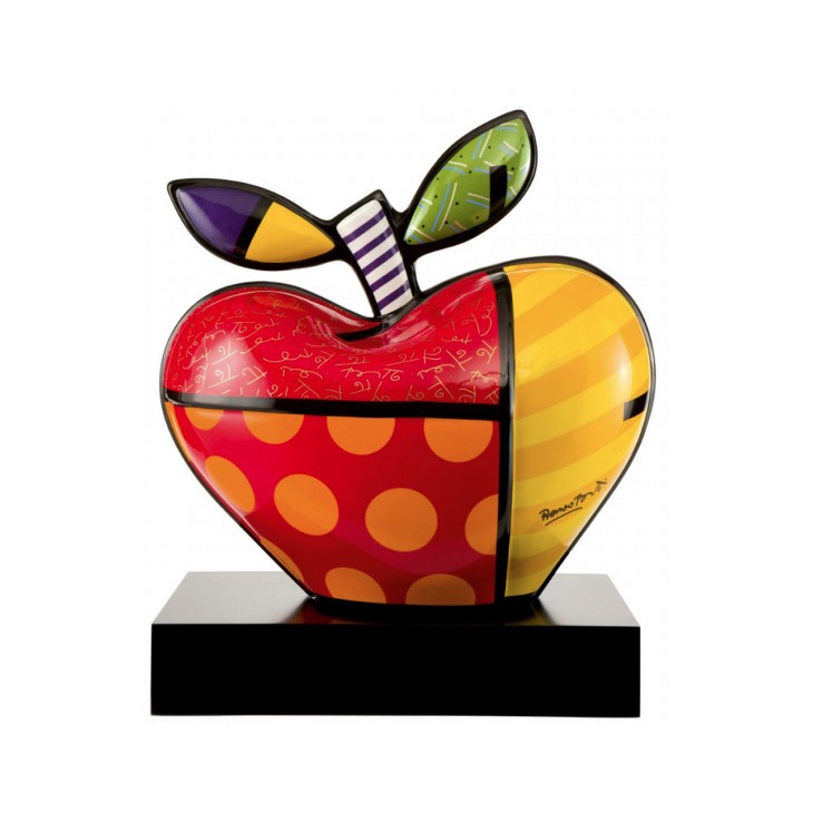 Pop Art Sculpture Big Apple Roméro Britto