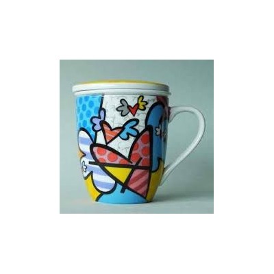 Britto Disney Flying Heart Infuser Mug