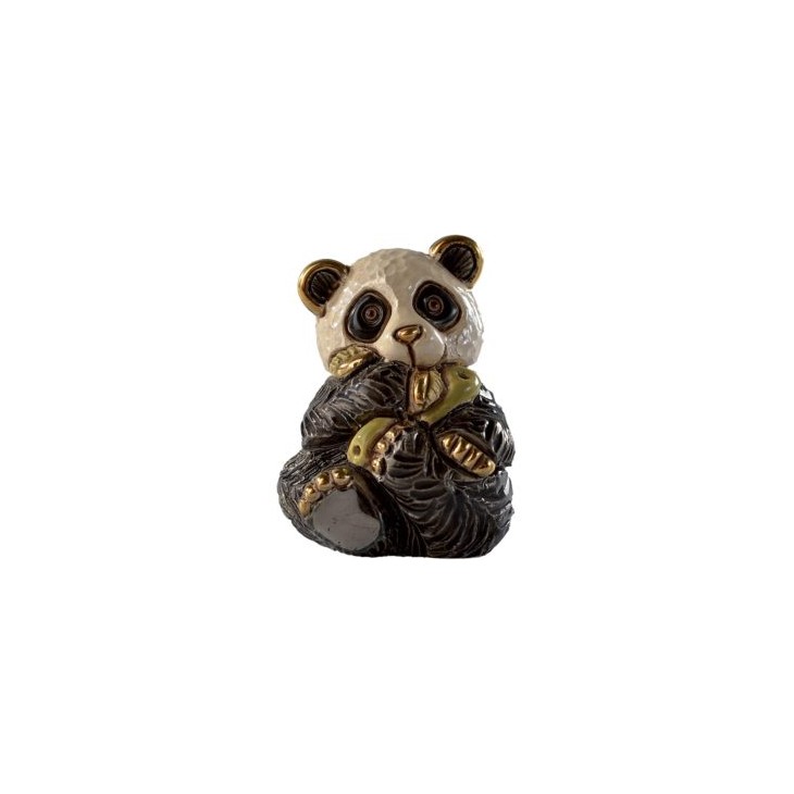 Figurine Mini Panda De Rosa Rinconada