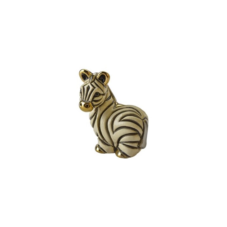 Mini Zebra Figurine De Rosa Rinconada