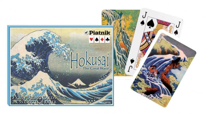 Illustrated Card Games The Great Wave Hokusaï Piatnik