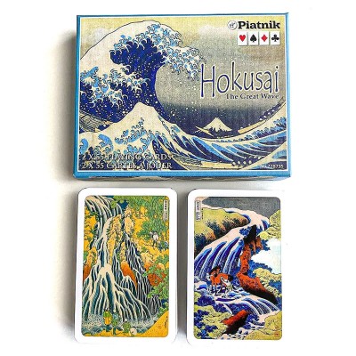 Jeux De Cartes Illustrés The Great Wave Hokusaï Piatnik