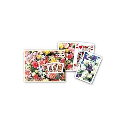 Illustrated Card Games Floral Paradise Piatnik
