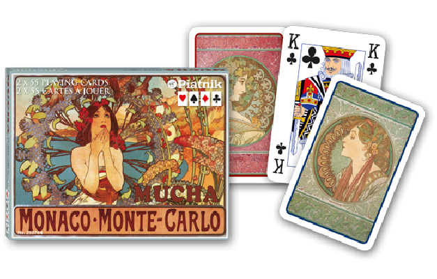 Illustrated Card Games Monaco Monte-Carlo Mucha Piatnik