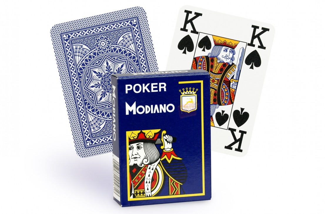 Mondiano Blue Poker Playing Cards