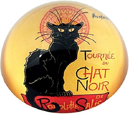 Presse Papiers Dôme Le Chat Noir Steinlen