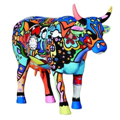 Large Cow Moosy In The Sky With Diamonds Cow Parade