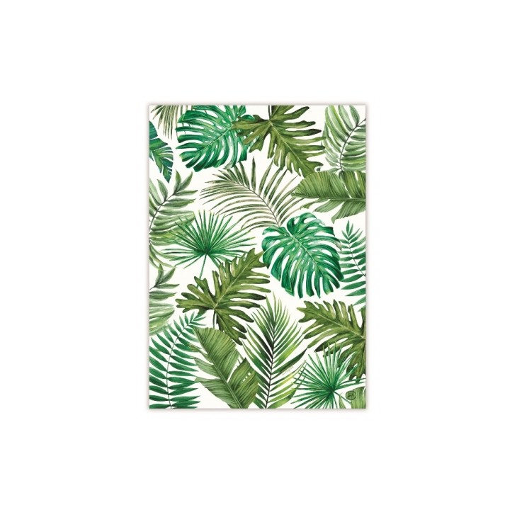 Palm Breeze Palm Leaves Tea Towel