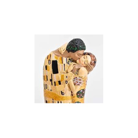 Figurine Sculpture Gustav Klimt Cassée - Art Nouveau XXème Siècle - 22cm
