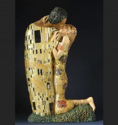 Figurine Le Baiser Reproduction Gustav Klimt