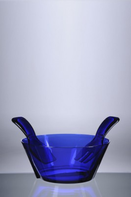 Saladier et Couverts Lightning Bleu Mario Luca Giusti