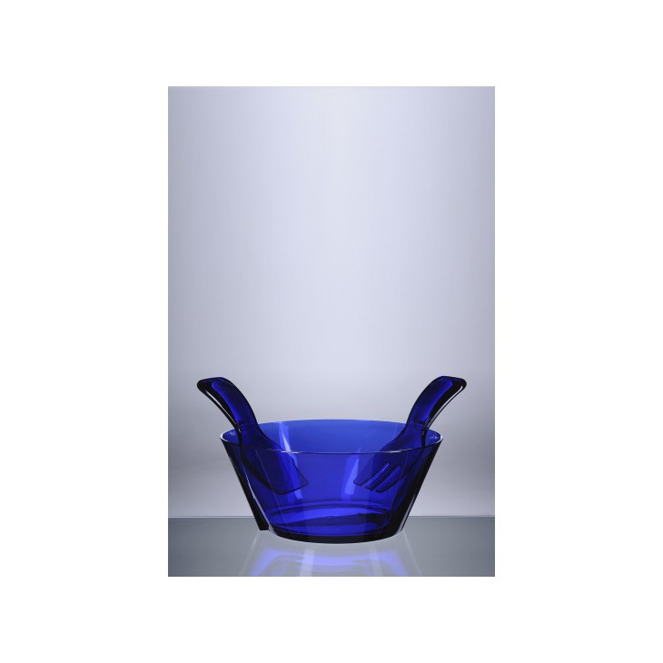 Saladier et Couverts Lightning Bleu Mario Luca Giusti