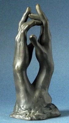 The Cathédrale Hand Sculpture "The Secret"R015