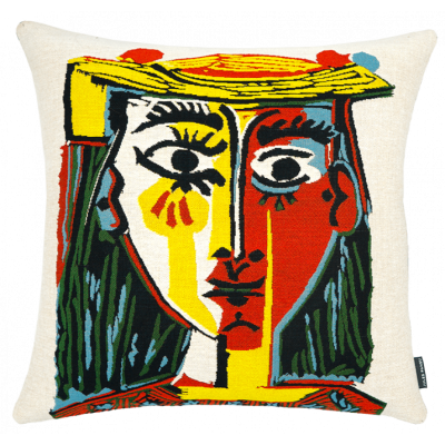 Coussin Woman with a hat Pablo Picasso1962 Jules Pansu