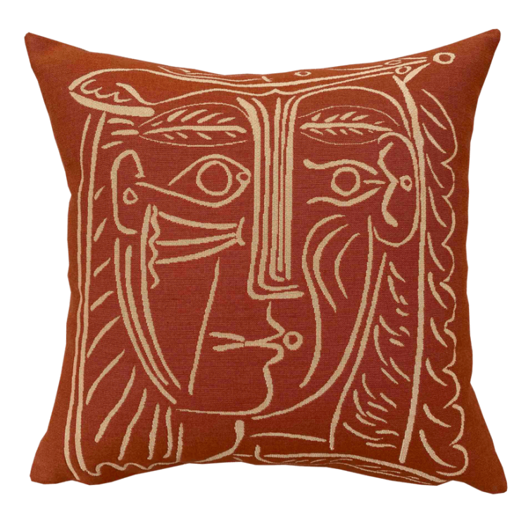 Cushion Women's Head with hat 1962 Pablo Picasso Jules Pansu