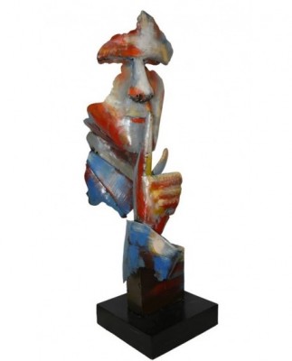 Pigment Silence Man Sculpture