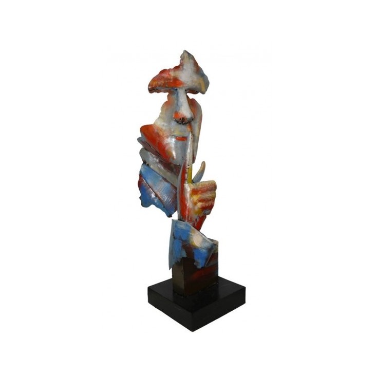 Pigment Silence Man Sculpture