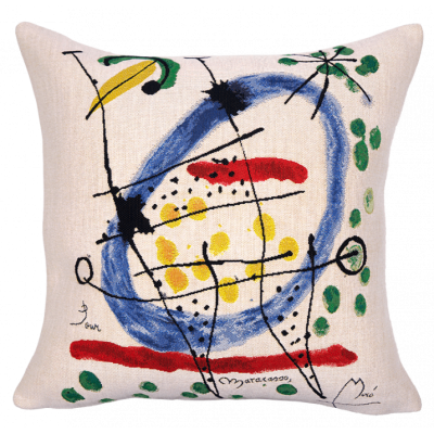 Cushion Untitled Joan Miró 1963 Jules Pansu