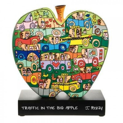 Décorative Apple Trafic In The Big Apple James Rizzi