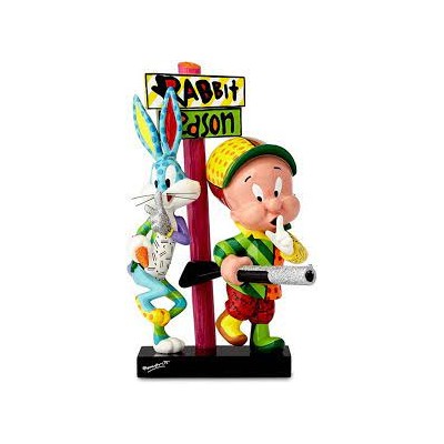 Elmer Fudd And Bugs Bunny Figurine Looney Tunes by Romero Britto