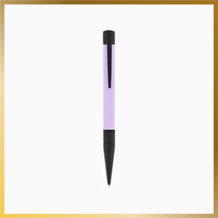 Stylo Bille D-Initial Lilas Noir Mat S.T. Dupont