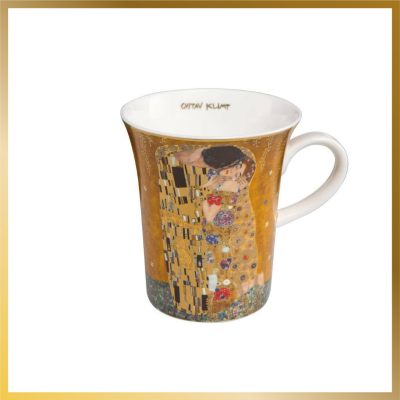 Vase Porcelaine Le Baiser Gustav Klimt