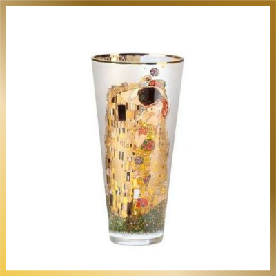 Vase Porcelain "The Kiss" Gustav Klimt