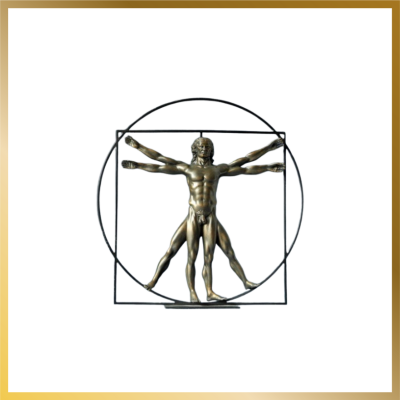 Statue The Vitruvian Man Da Vinci