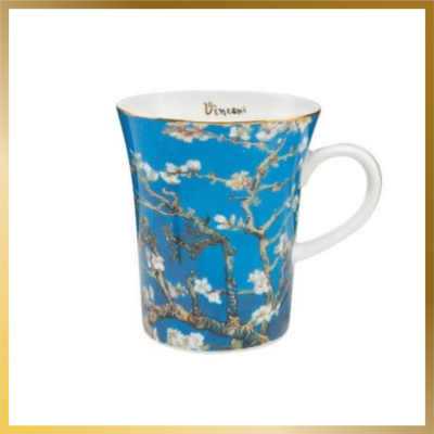 Mug Porcelaine Amandier En Fleurs Turquoise Van Gogh Goebel