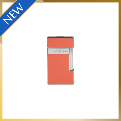 Slimmy Lighter Coral Lacquer and Chrome S.T. Dupont