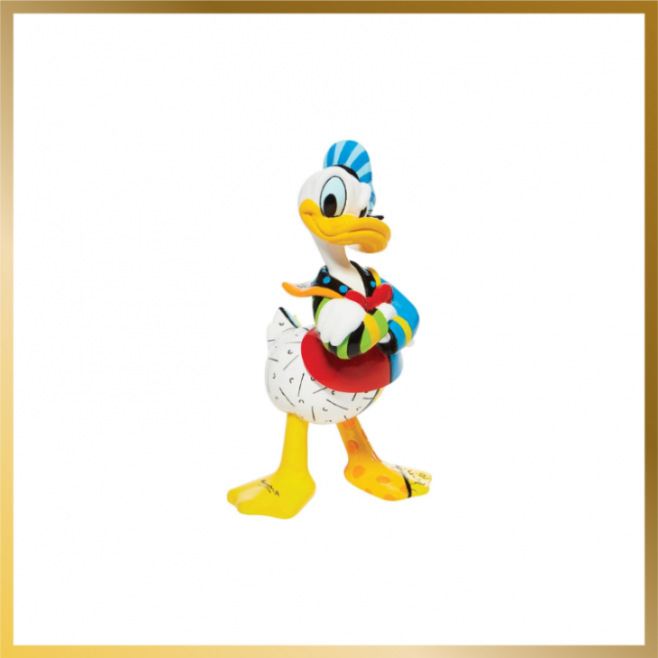 Figurine Donald Duck Disney Par Romero Britto